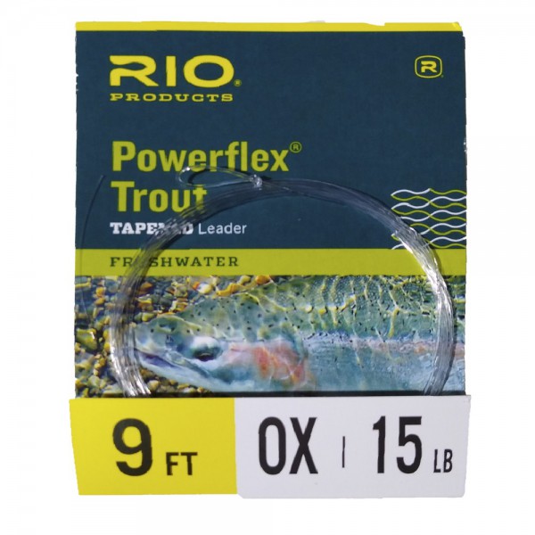 Línea Mosca RIO Leader Powerflex Trout 9 ft
