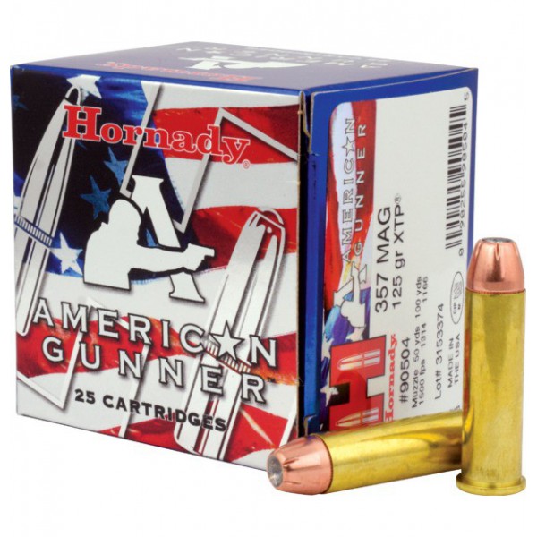 HORNADY 357 MAG 125 gr XTP® American Gunner®
