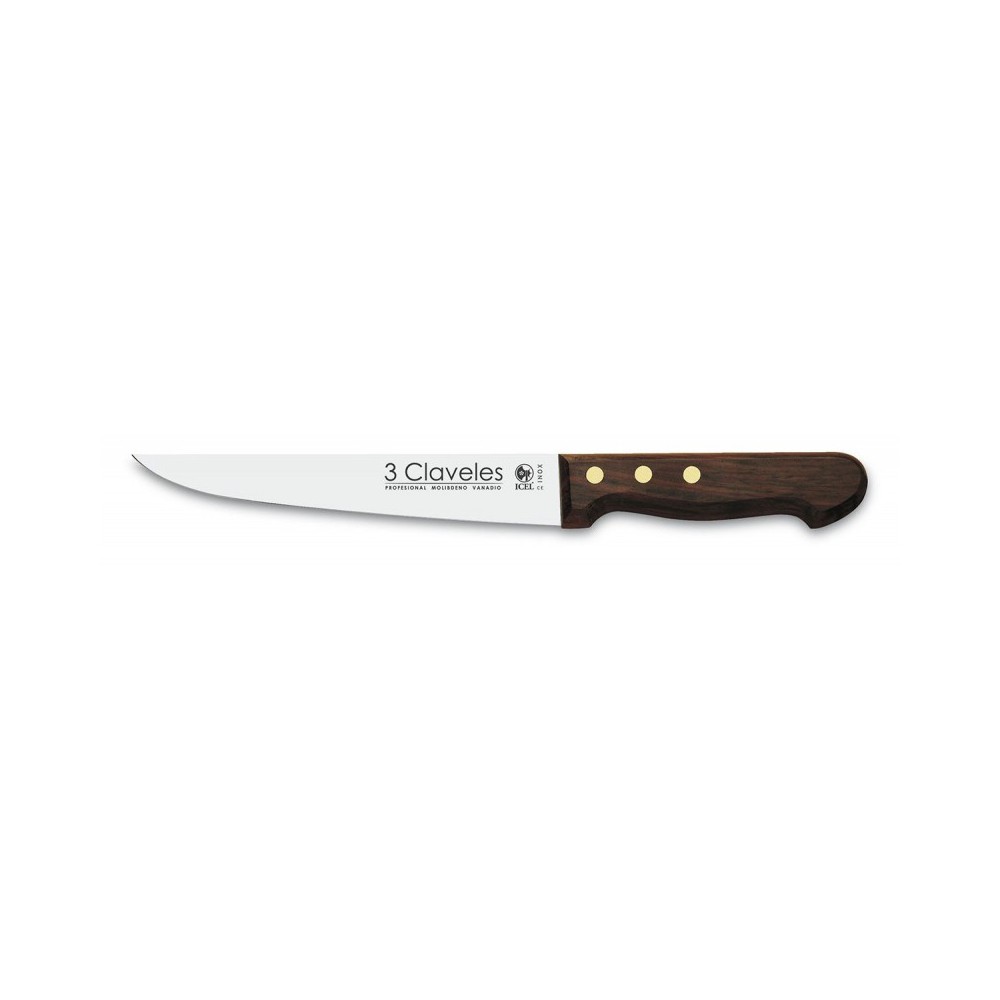 Cuchillo Carnicero 3 Claveles 18cm
