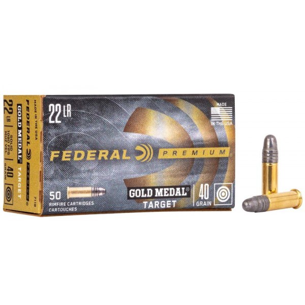 Federal Premium 22LR Gold Medal Target 40gr
