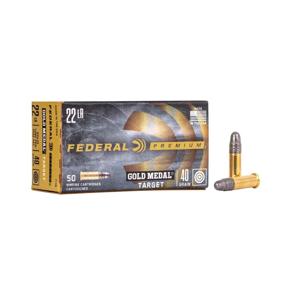 Federal Premium 22LR Gold Medal Target 40gr