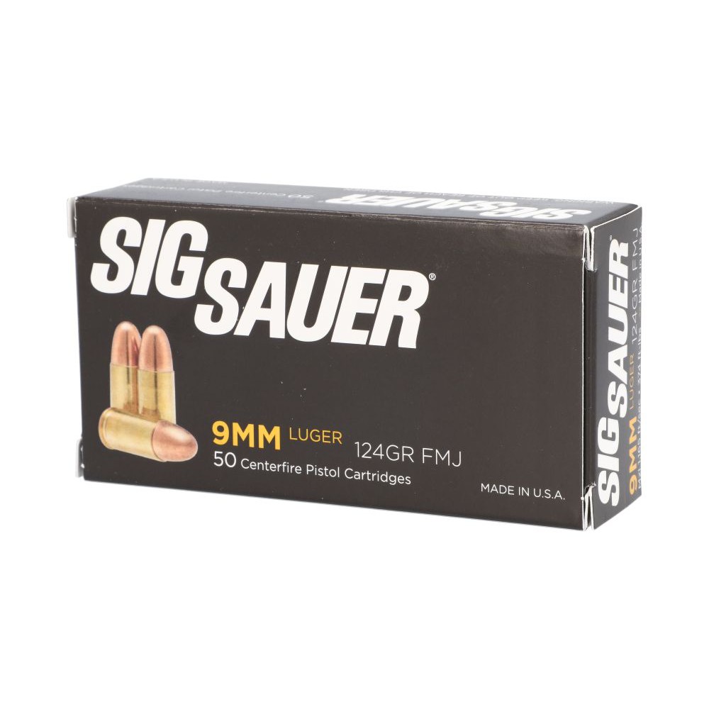 Sig Sauer 9MM, 124GR, Elite...