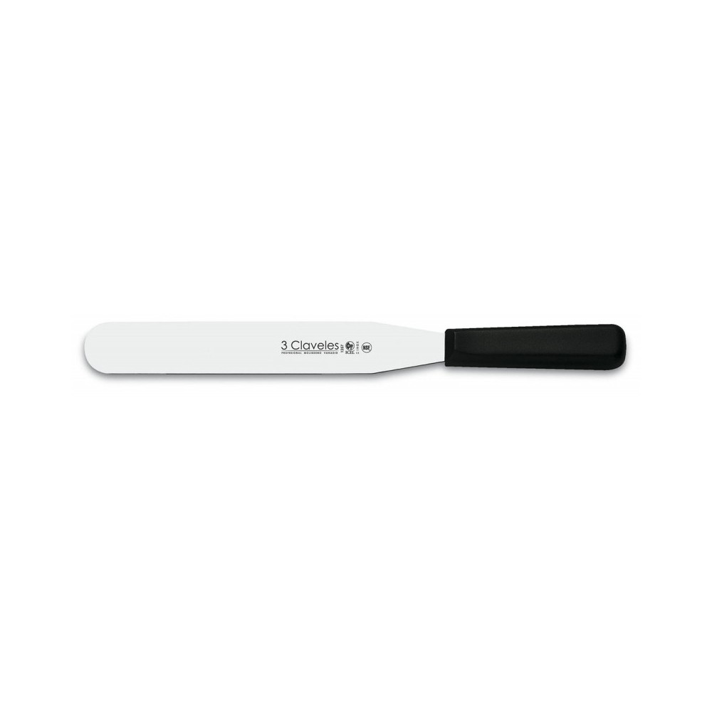 Espatula 3 Claveles Inox Plana 26cm