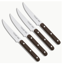 Set  Cuchillos Chuleteros 3 Claveles Eos