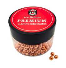 Balín Tec Premium 4.5 mm Cobrizado 500 Unid.