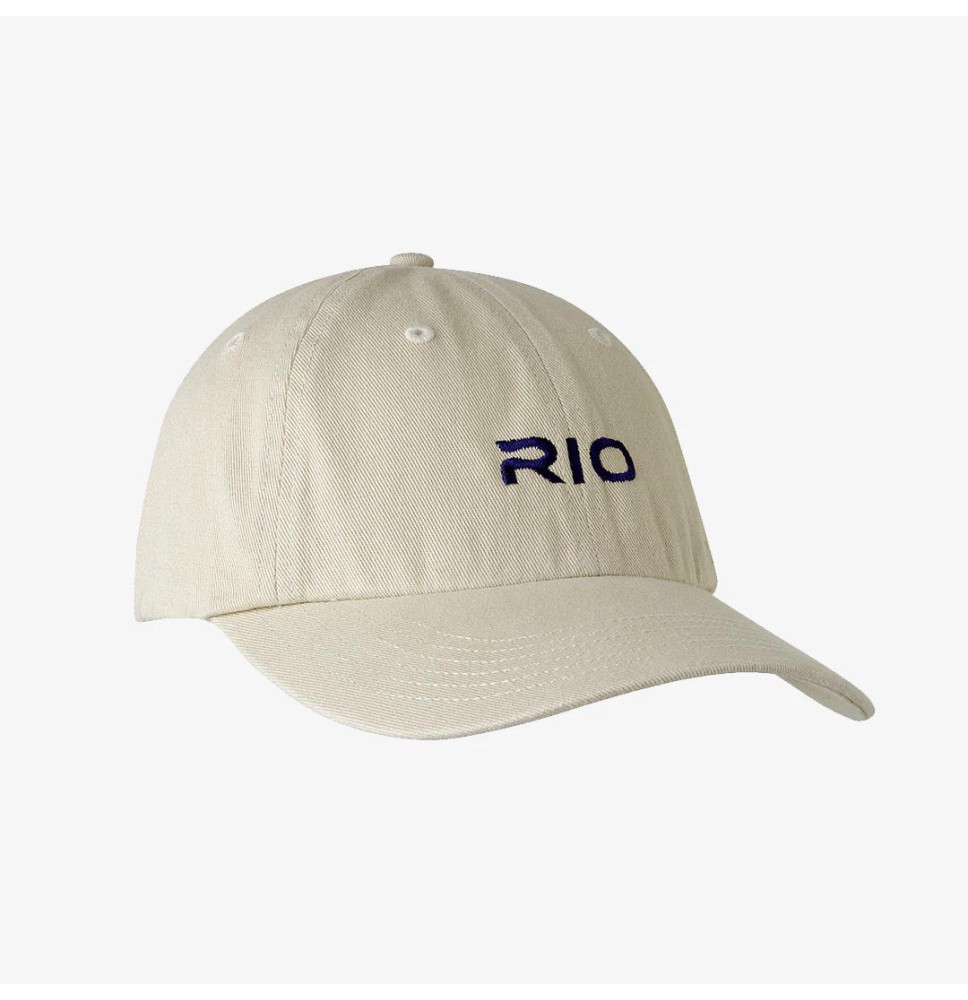 Línea Mosca RIO Jockey Relaxed Logo Hat - Stone