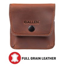 Porta Balas Allen de Cuero para Cinturón, Café