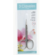 Tijera Cutícula 3 Claveles Curva