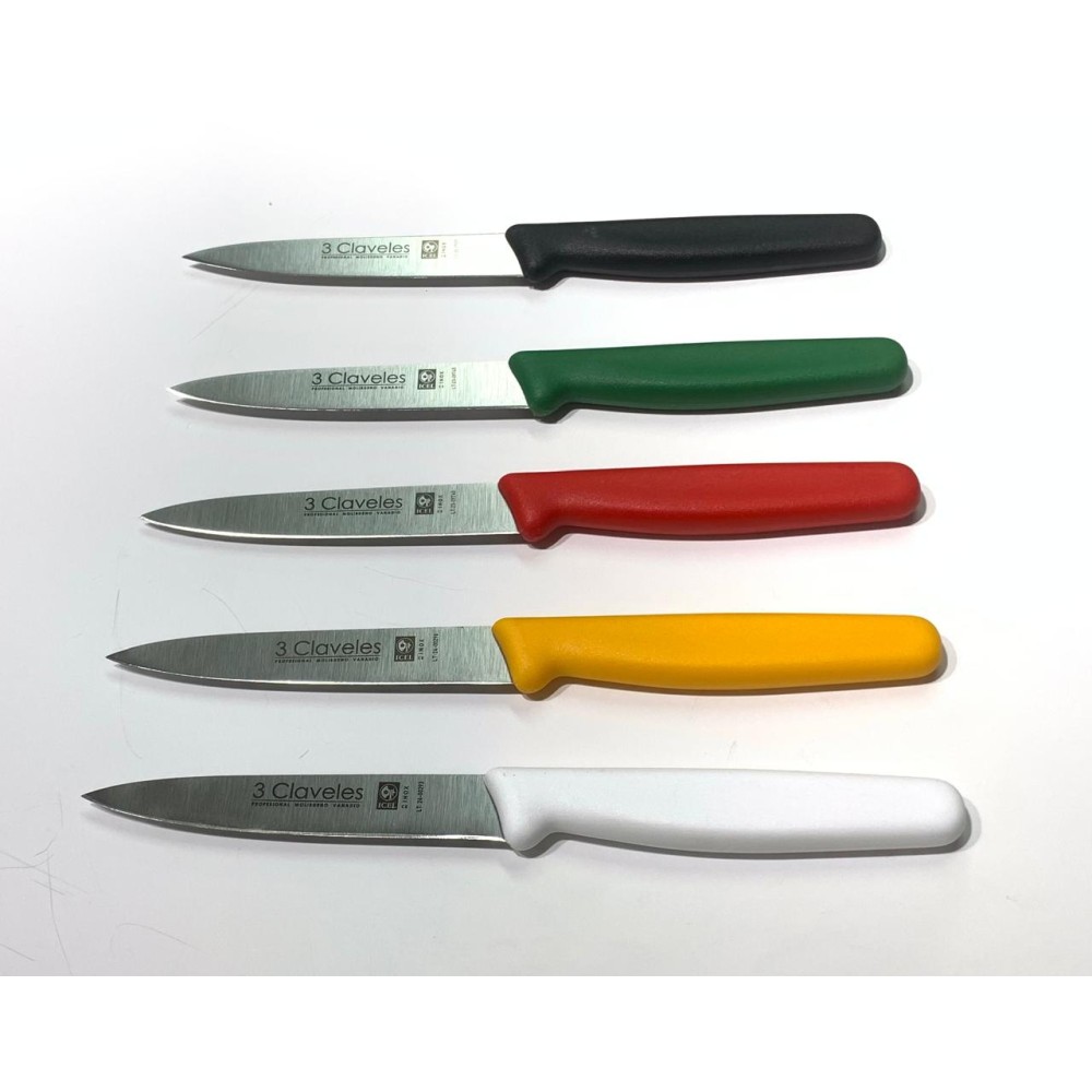 Cuchillo Verduras 3 Claveles Colores Surtidos